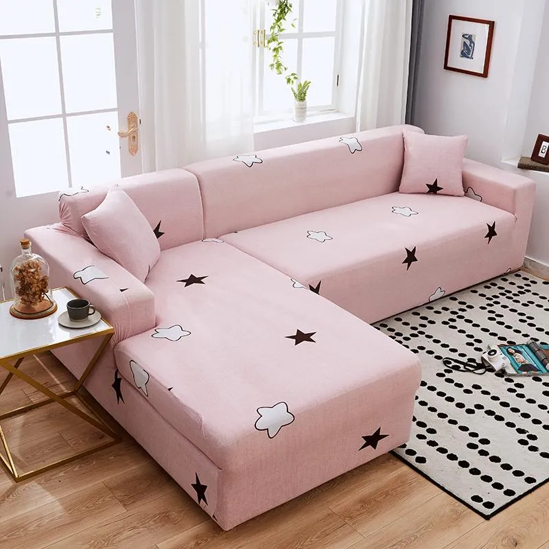 Housse de Canapé d'Angle Pink Star