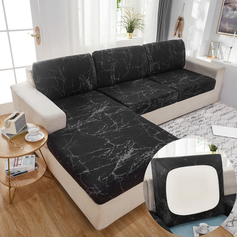 Housse de coussin de canapé et fauteuil extensible imprimées 8 motifs