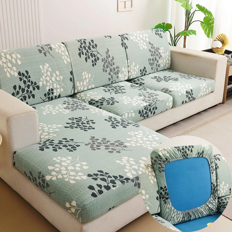 Housse de coussin de canapé et fauteuil extensible imprimées 8 motifs