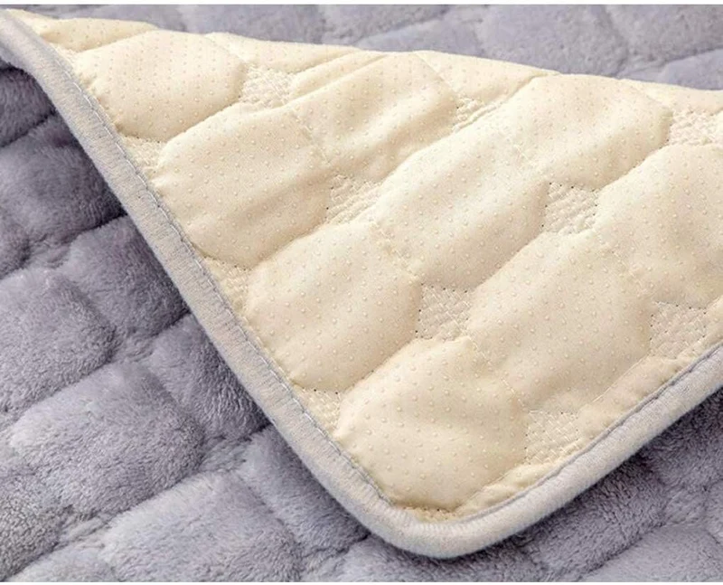 Housses de canapé antidérapantes matelassée velours flanelle