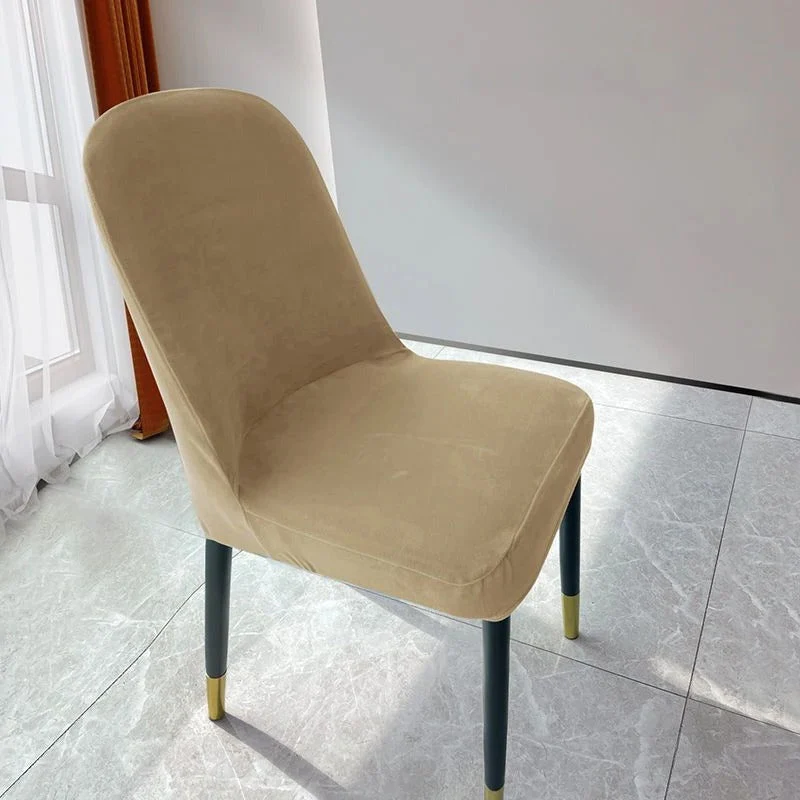Housse de chaise incurvée extensible - Pur velours