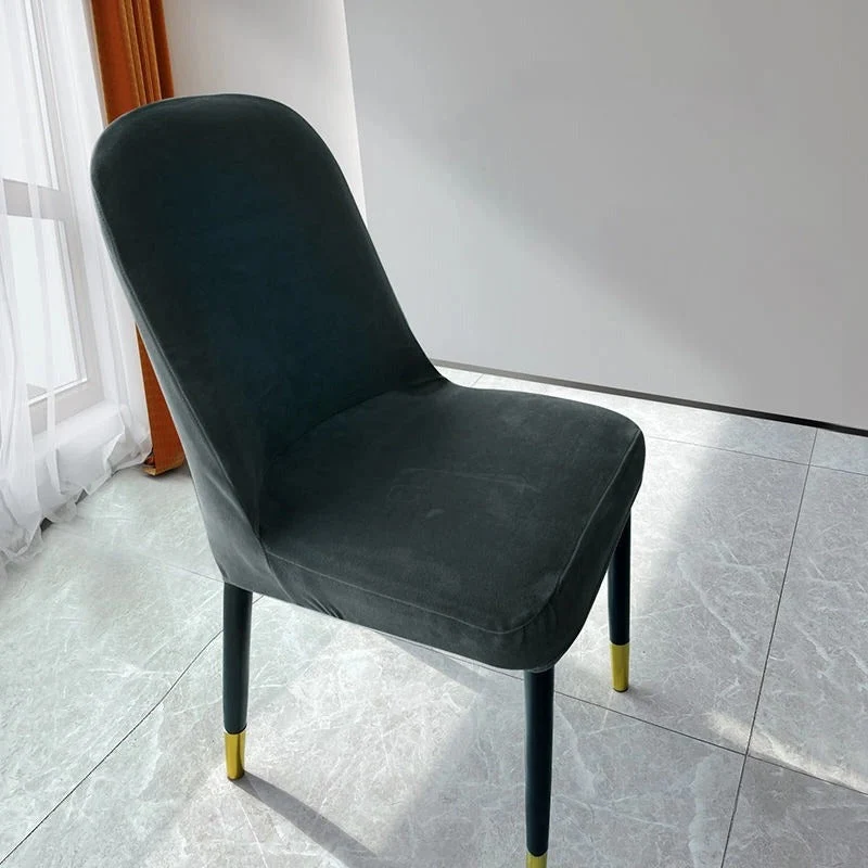 Housse de chaise incurvée extensible - Pur velours