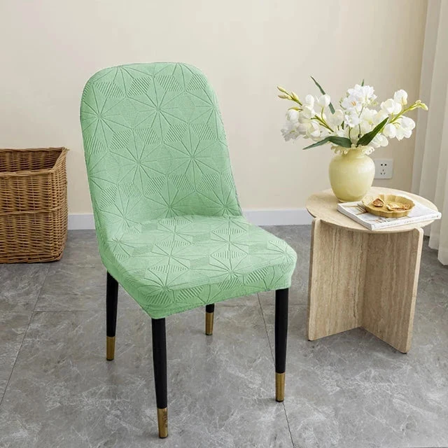 Housses de chaises incurvées extensibles en jacquard renforcé