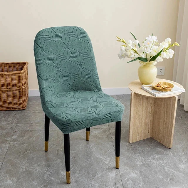 Housses de chaises incurvées extensibles en jacquard renforcé
