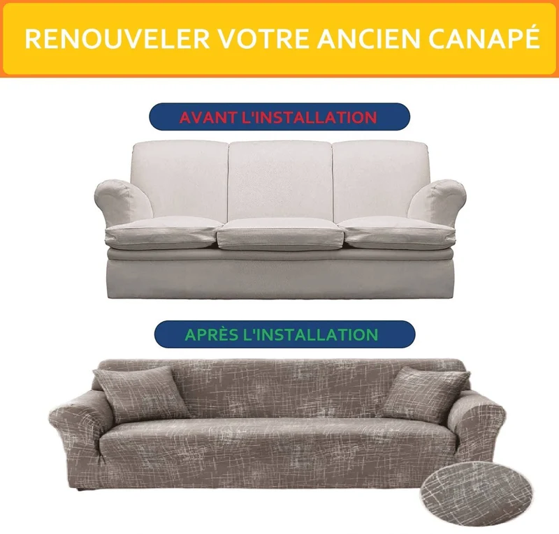 Housse de Canapé avec Accoudoir - Siempre