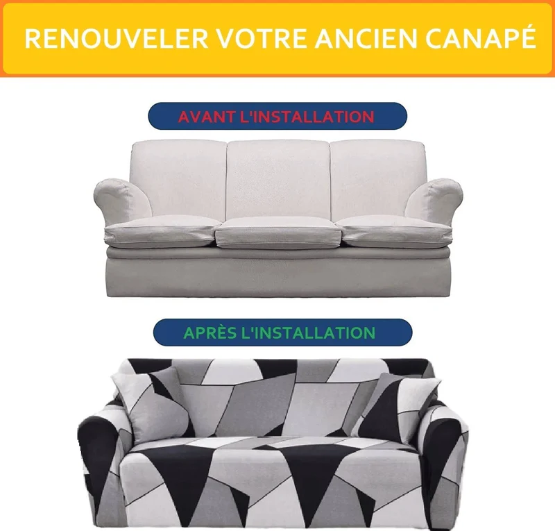 Housse de Canapé d'Angle - Chalet