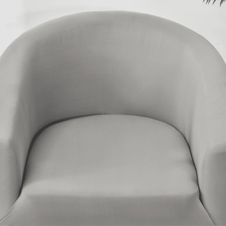 Housse de Fauteuil Extensible - Gris Clair