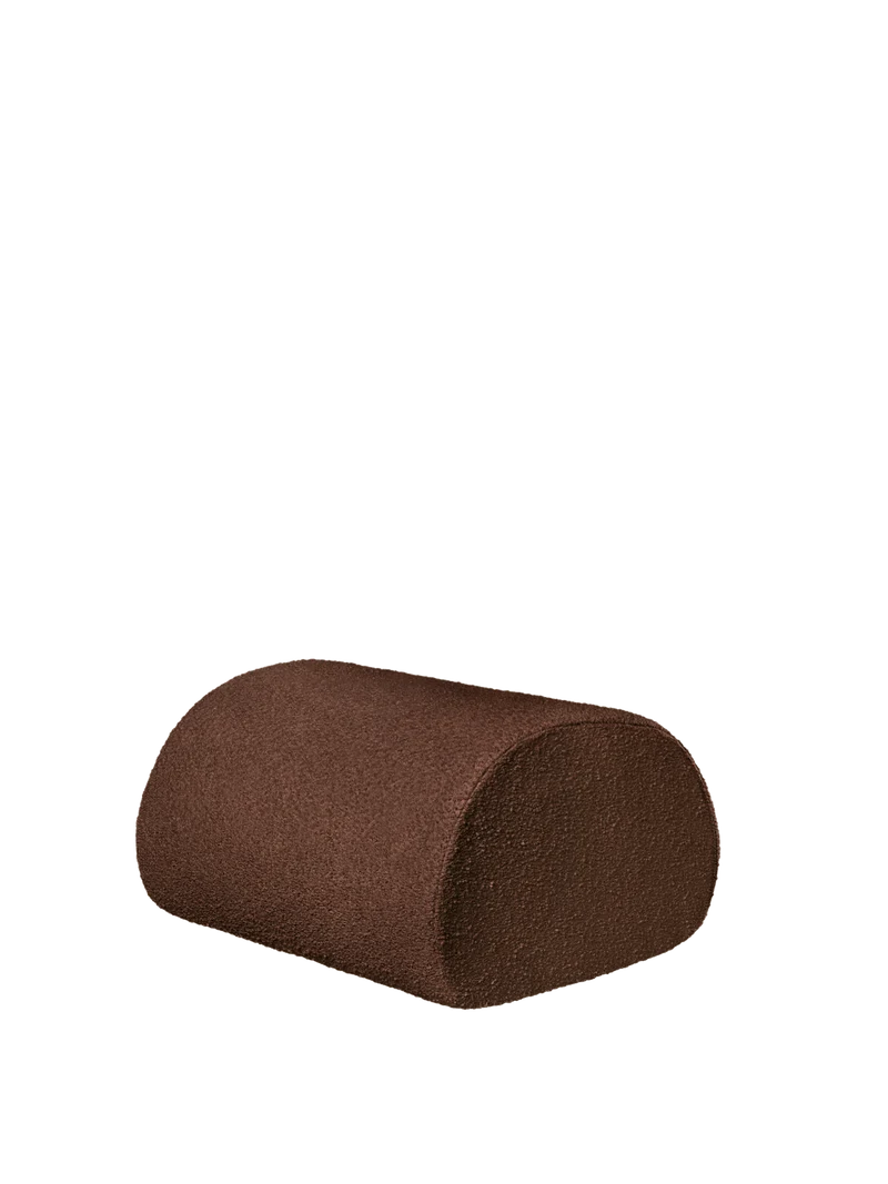 Rouli Pouf - Pure Bouclé - Chestnut Brown