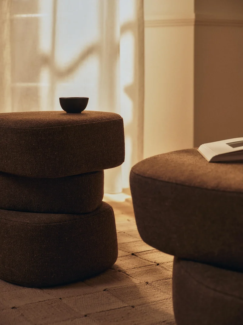 Plyo Pouf - Staple - Dark Brown