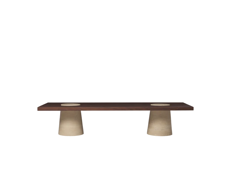 Grova Coffee Table - Travertine