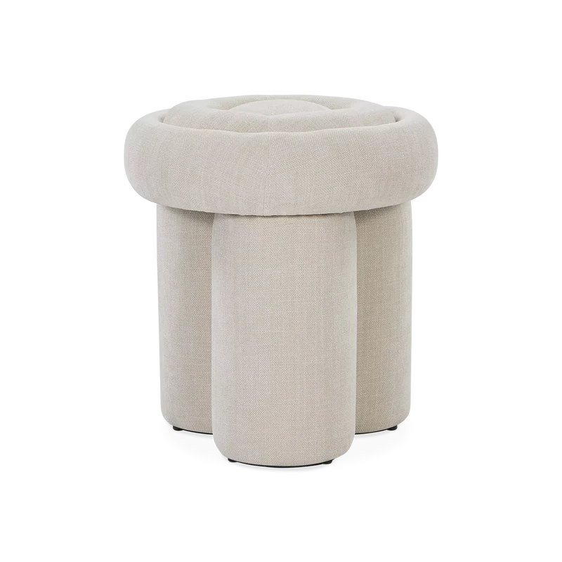 Oko - Sculptural Fabric-Upholstered Stool