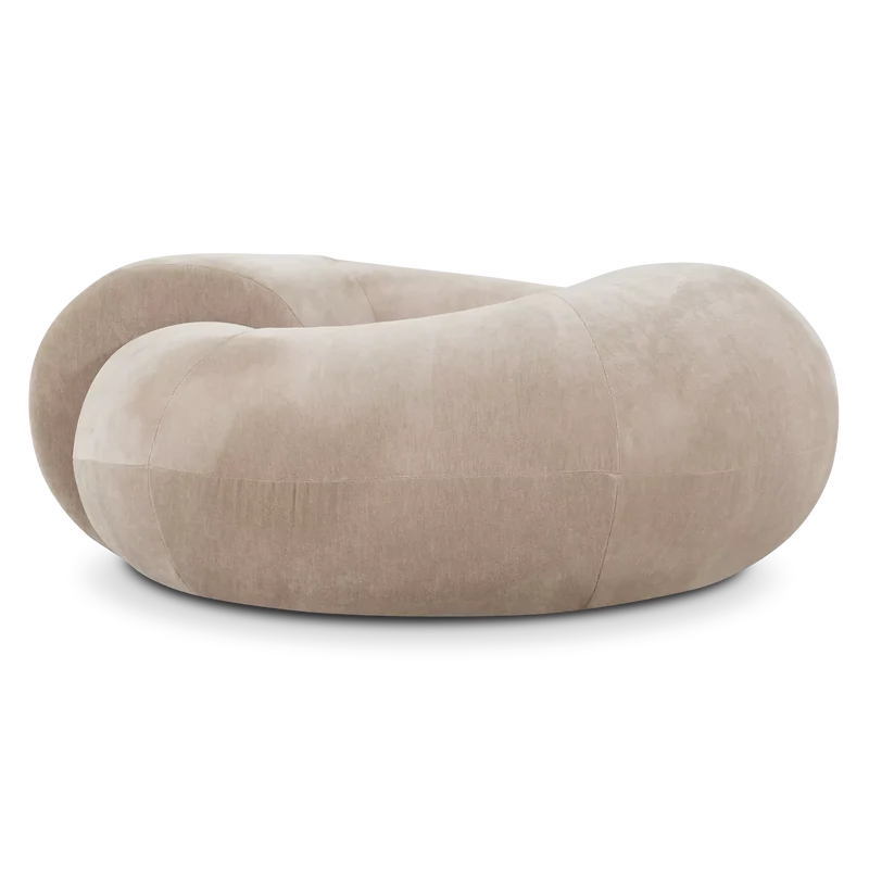 Lumi - Velvet Ottoman