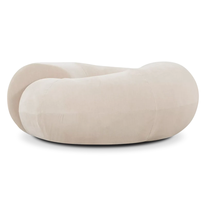 Lumi - Velvet Ottoman