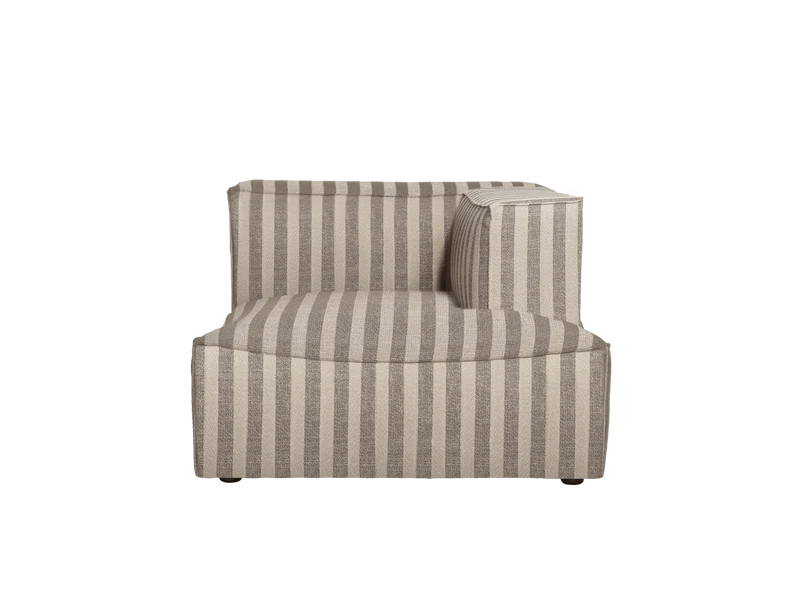 Catena Sofa Chaise Longue Right L601 - Louisiana - Sand/Off-White