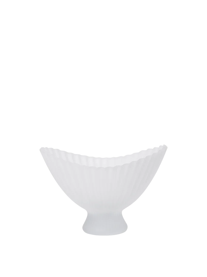 Fountain Glass Bowl - Large - Frosted
