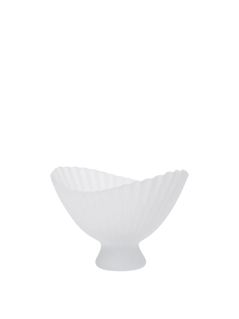 Fountain Glass Bowl - Large - Frosted