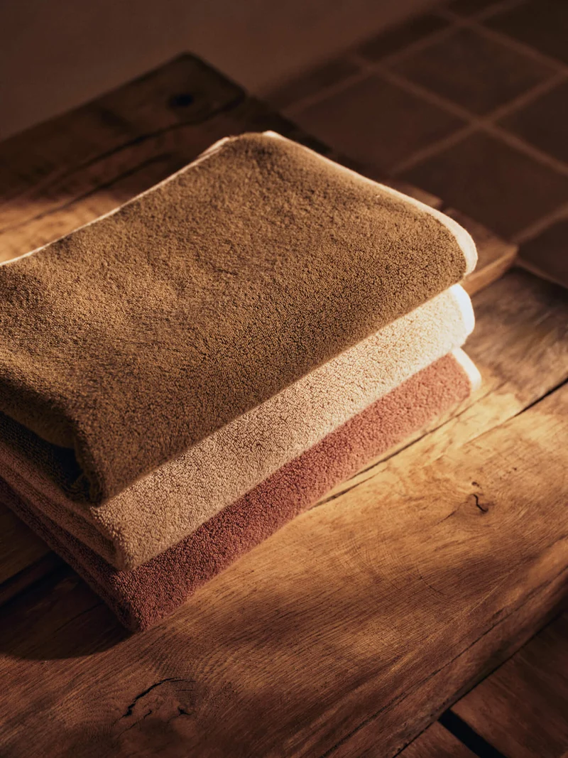 Ekko Hand Towel - Mocha/Cashmere
