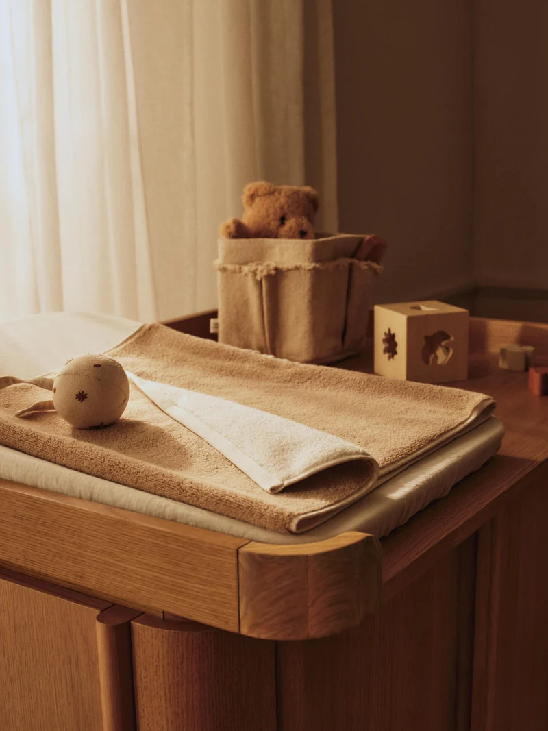 Ekko Hand Towel - Cashmere/Off-White