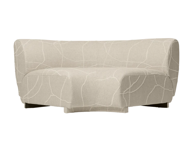 Rico Sofa Corner - Wide - Can Lis - Sand/Off-White