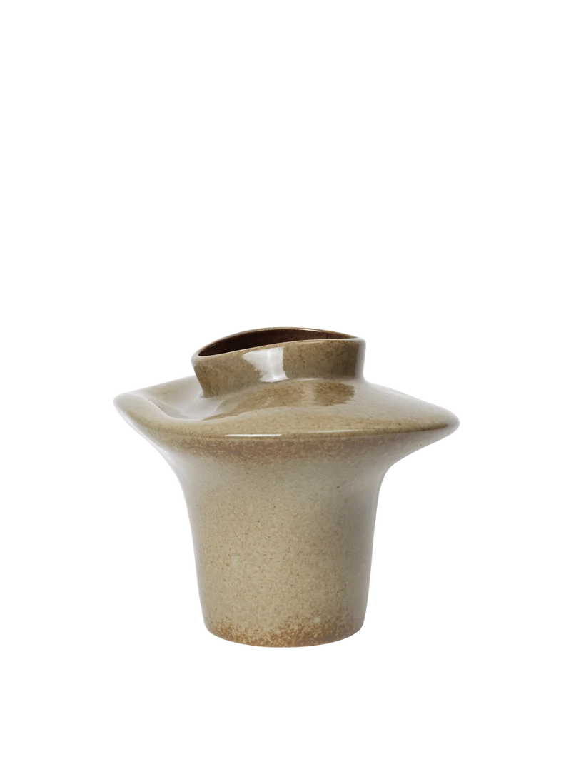 Evio Vase - Small - Elm Green