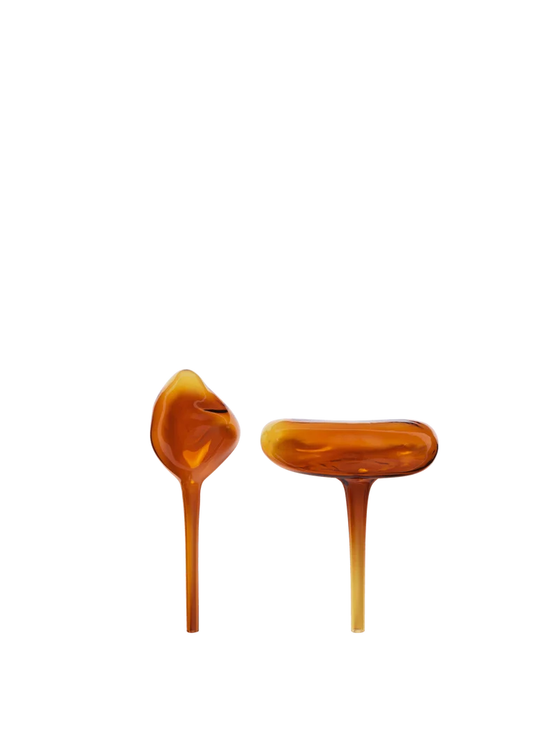 Mercury Water Globes - Small - Set of 2 - Amber