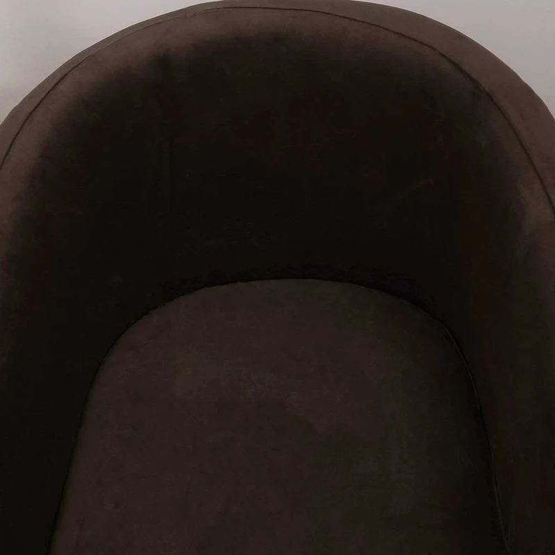 Housse de Fauteuil Universelle en Velours - Marron