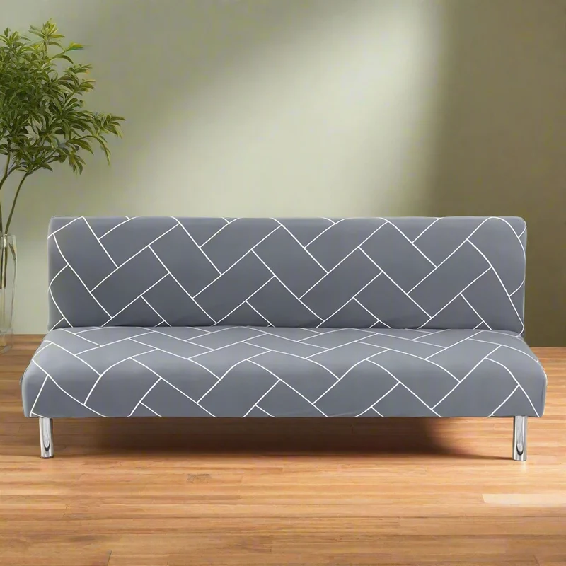 Housse de Clic Clac Extensible Gris à Motifs Géométrique - Protection Optimale et Moderne