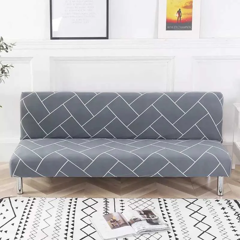 Housse de Clic Clac Extensible Gris à Motifs Géométrique - Protection Optimale et Moderne