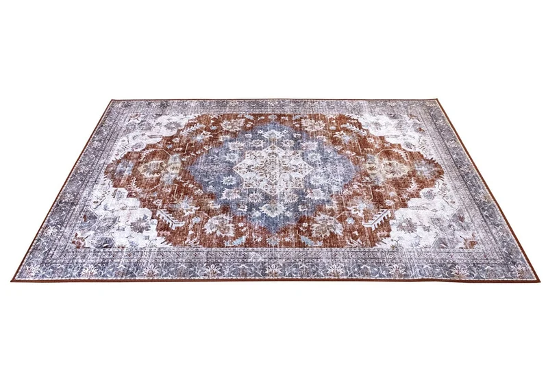 Tappeto Classico Vintage Printed Grigio
