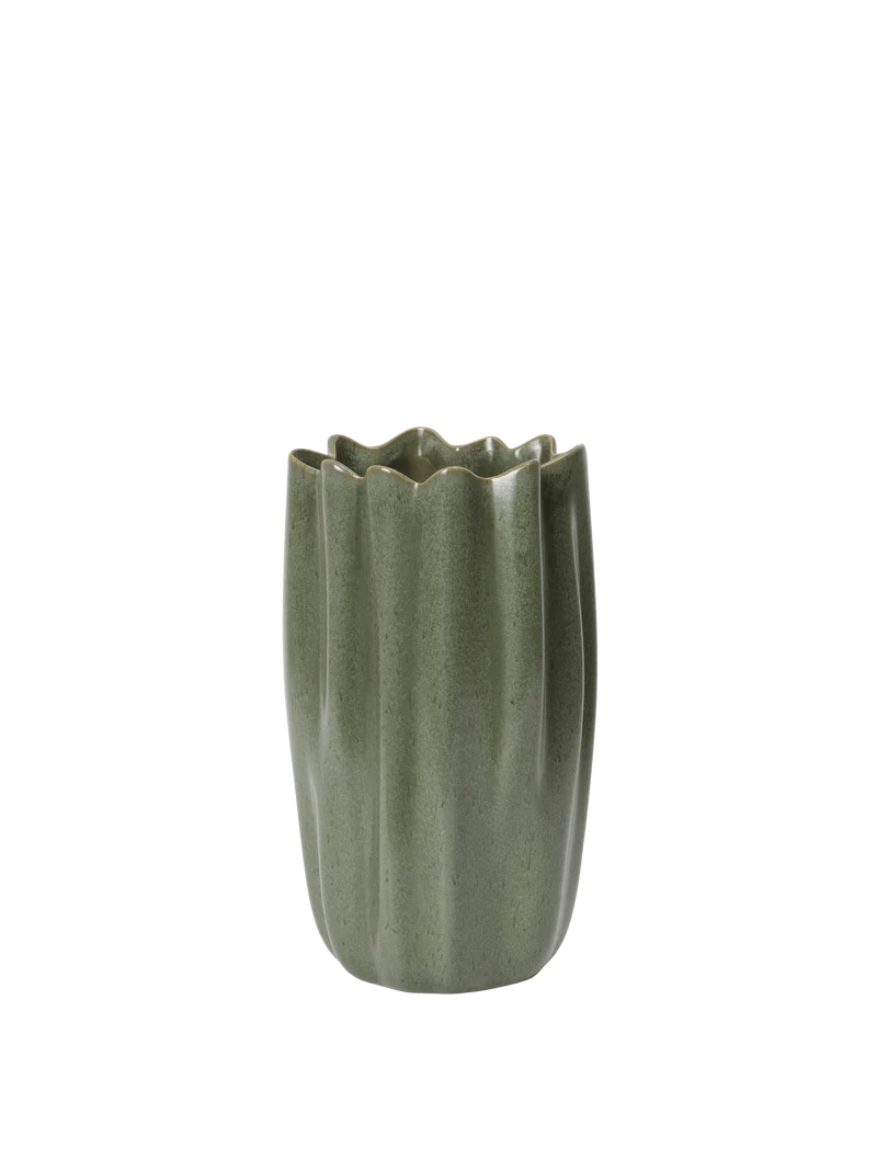 Nium Vase - Dark Sage