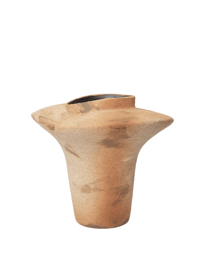 Evio Vase - Large - Burnt Umber
