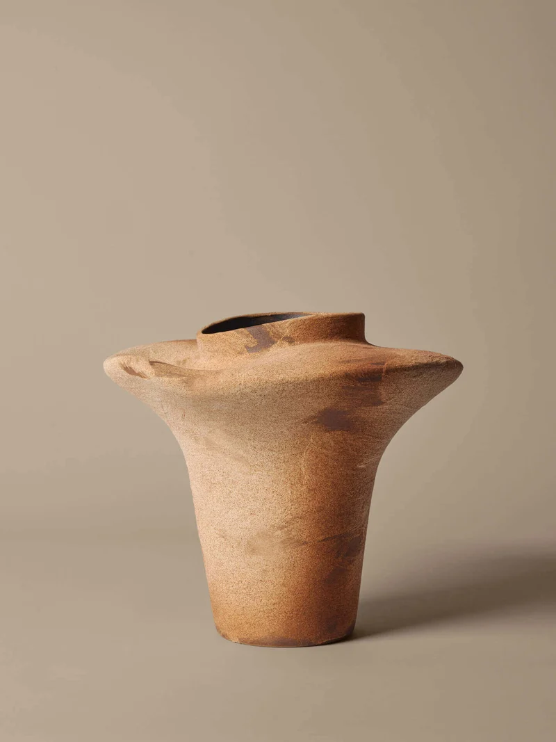 Evio Vase - Large - Burnt Umber