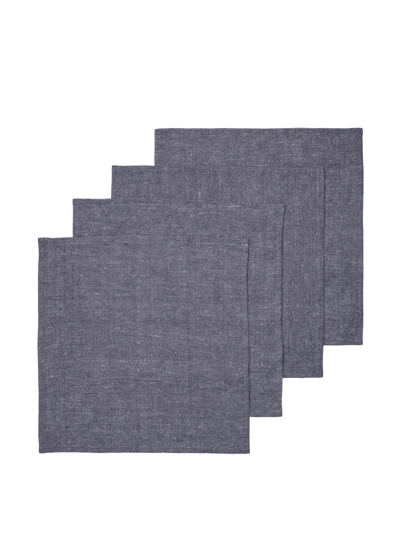Hale Napkins - Set of 4 - Indigo Blue