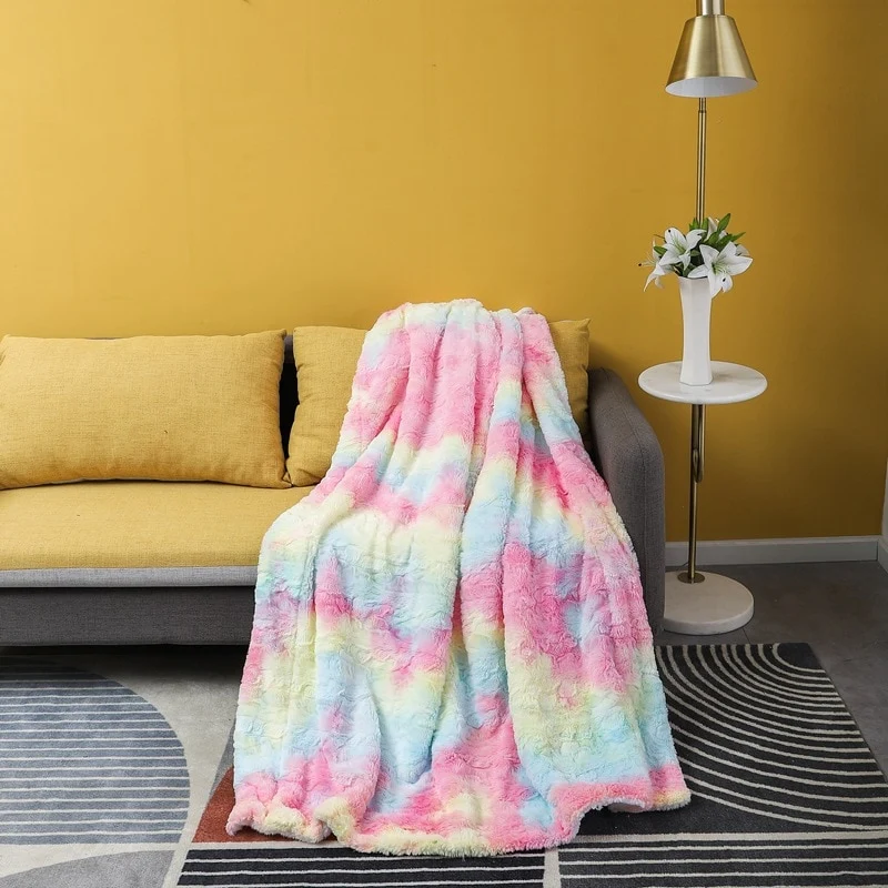 Plaid Pour Canapé Tie Dye