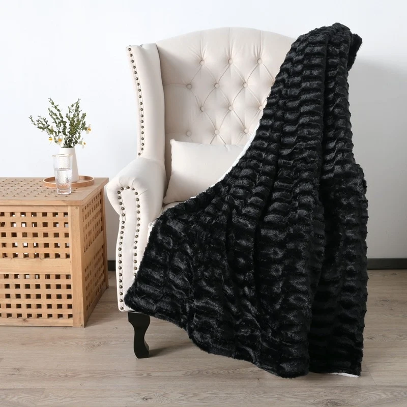 Plaid Pour Canapé Noir