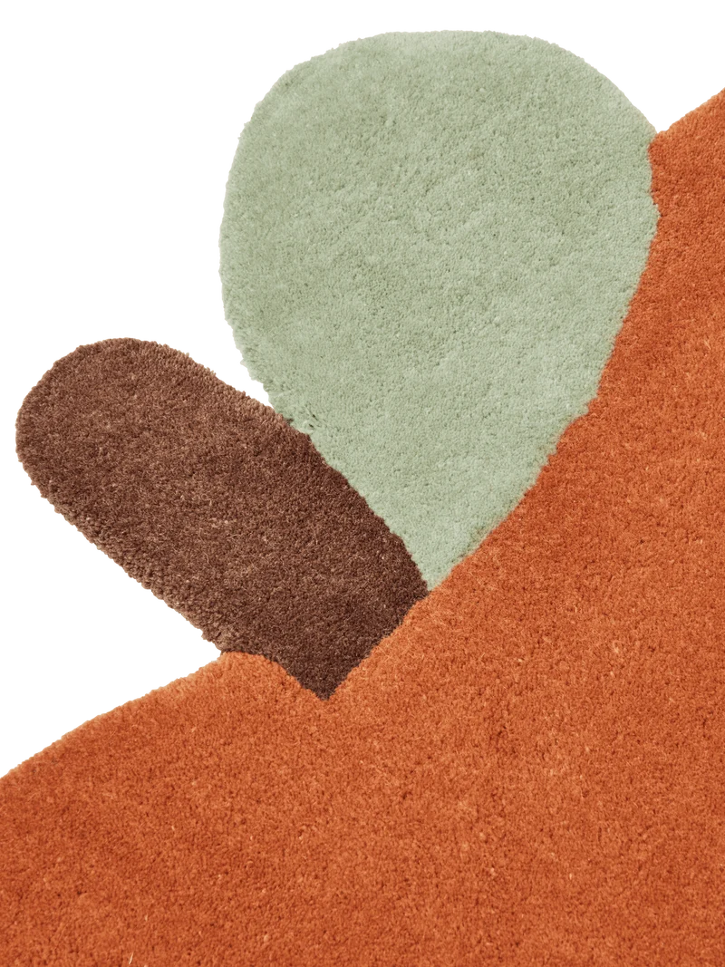 Apple Tufted Rug - Brown Clay