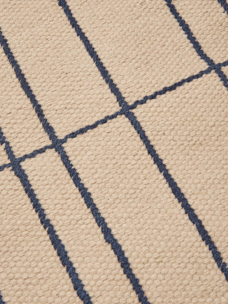 Sen Rug - Parchment/Indigo