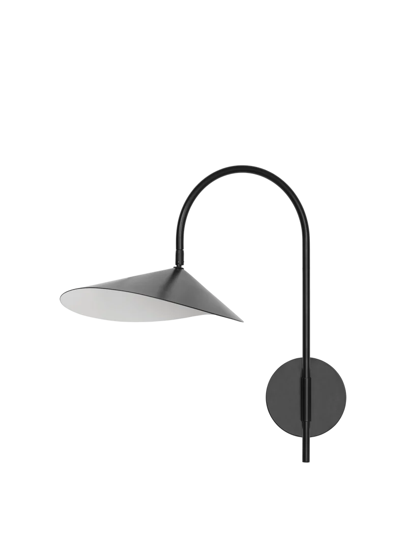 Arum Swivel Wall Lamp - Hardwired - Black