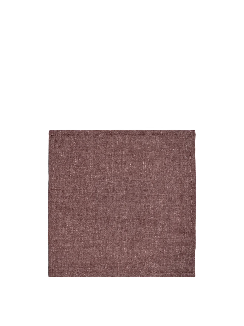 Hale Napkins - Set of 4 - Chestnut