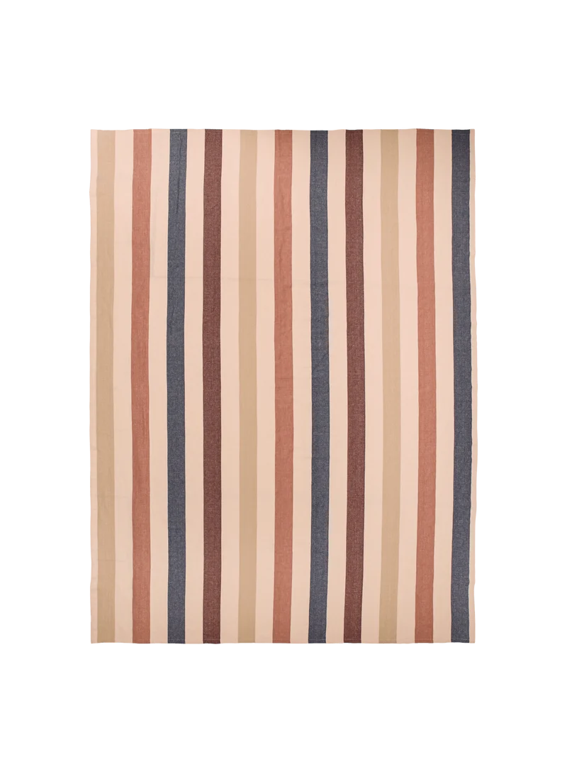Hale Tablecloth - Cashmere/Mocha/Indigo Blue