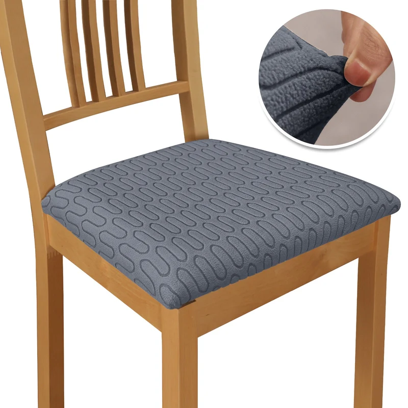 Housses pour assise de chaise extensibles jacquard