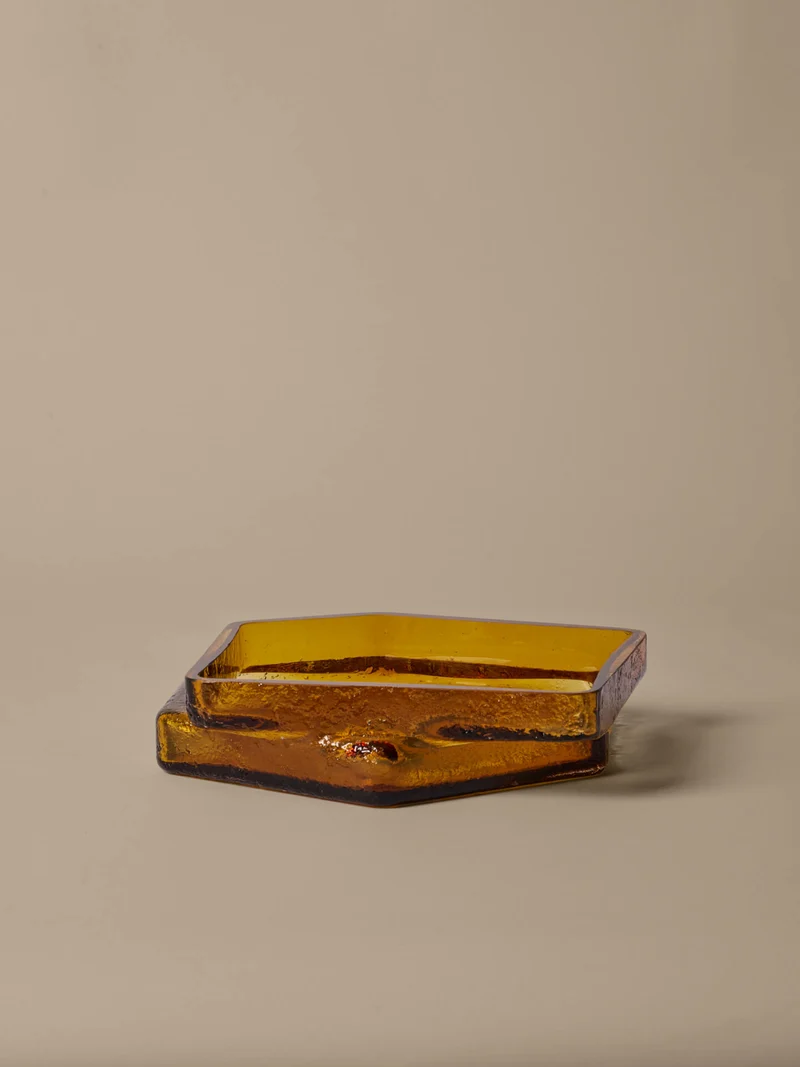 Muro Centrepiece - Recycled Amber