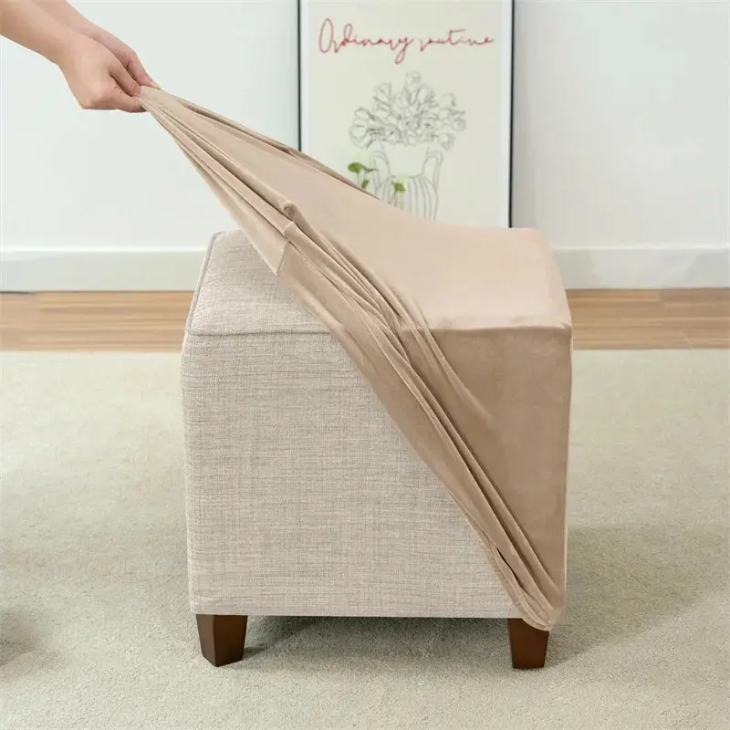 Housse De Pouf Velours Européen VELORIO