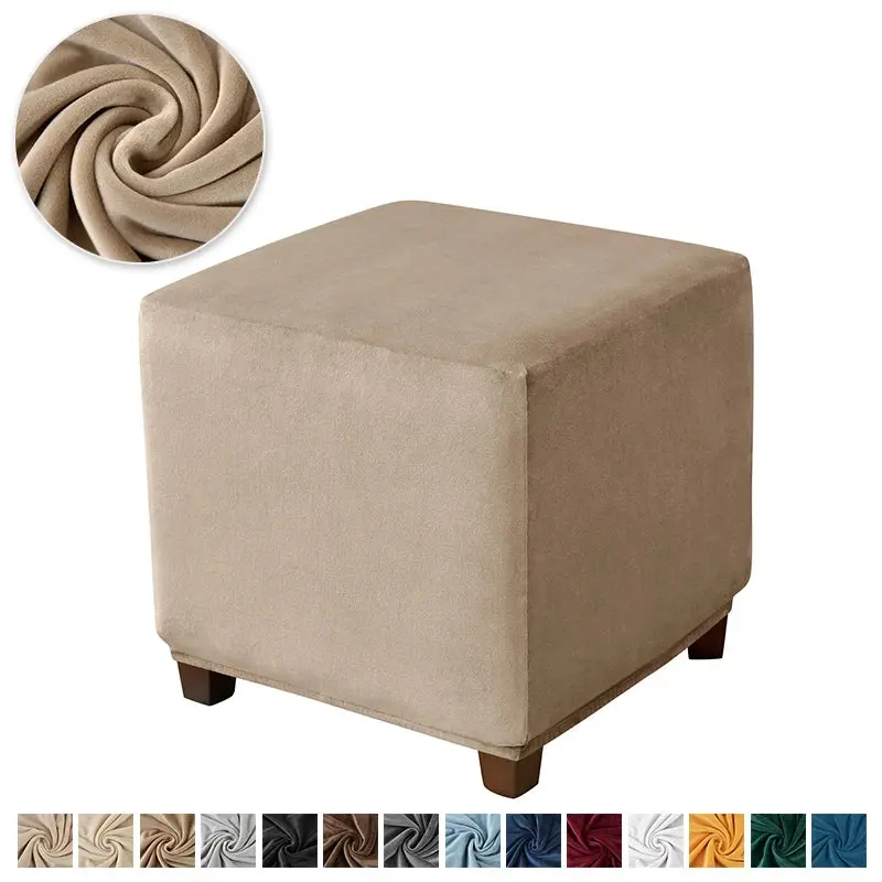 Housse De Pouf Velours Européen VELORIO
