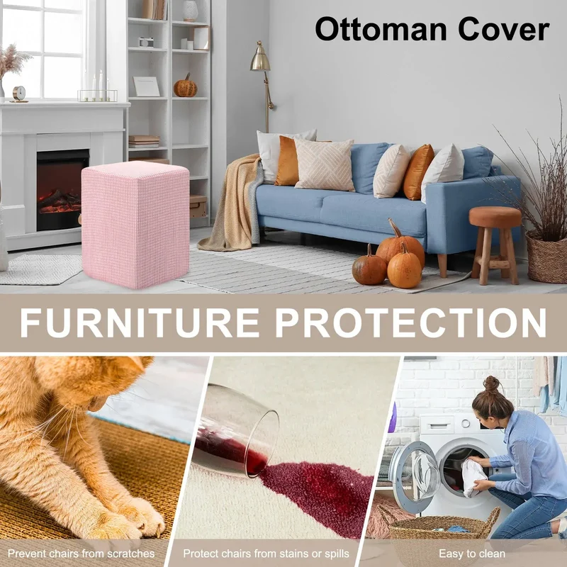 Housse Ottoman Extensible Moderne VISTO