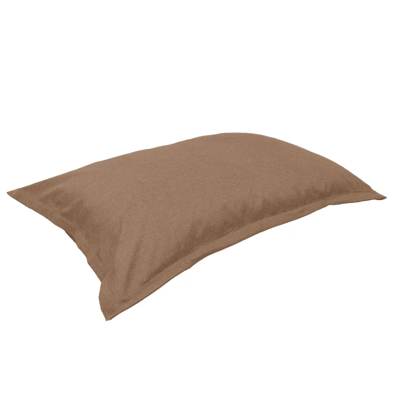 Pouf Coussin Géant XL 150x100 Terracotta - Effet Lin & Mousse (Salon Chic)