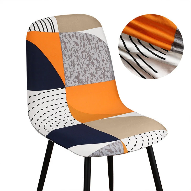 Housse de chaise scandinave petit dossier (8 motifs)