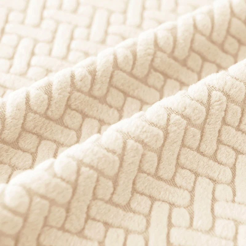 Housse de chaise scandinave petit dossier en jacquard