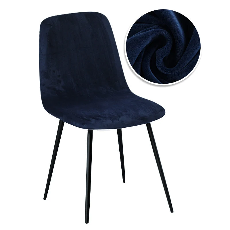 Housse de chaise scandinave petit dossier pur velours
