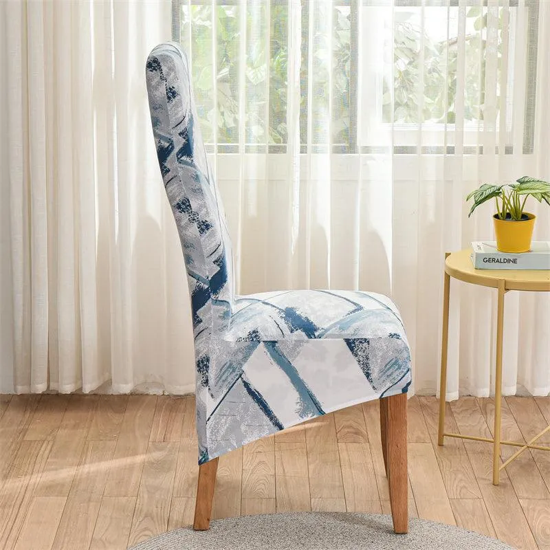 Housse de chaise haute extensible grand dossier (10 Motifs)